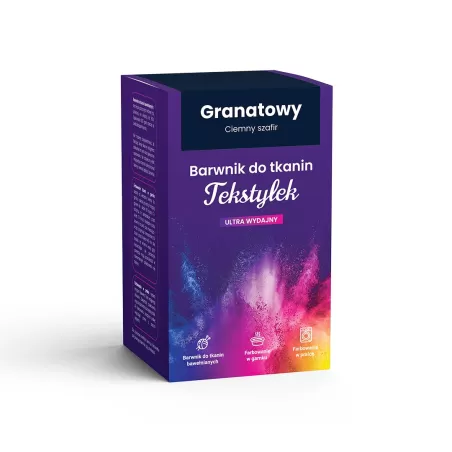 Barwnik do tkanin Granatowy - tekstylek.pl